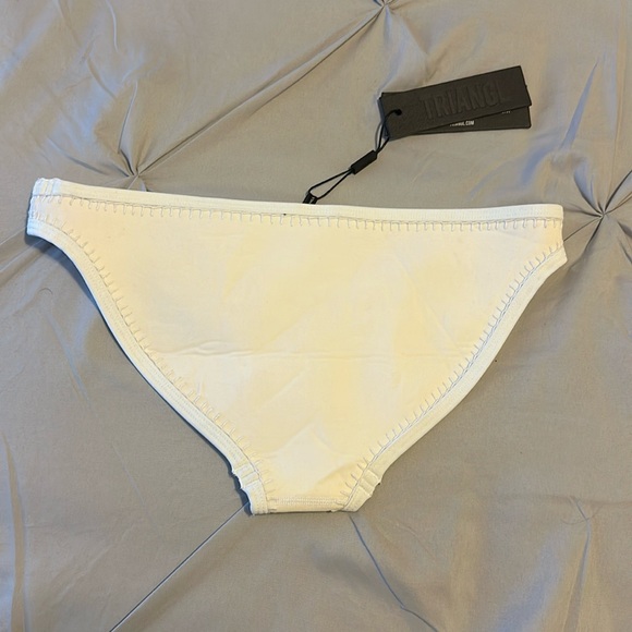 NWT Triangl White Bikini Bottom - Picture 2 of 3